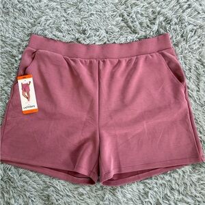 LazyPants Women's Mauve Athletic Shorts